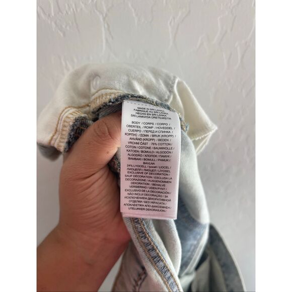 Lauren Ralph Lauren Plus Size Mid-Rise Tapered Patchwork Jeans Size 18 NWT - Picture 11 of 11